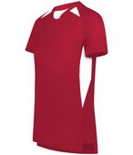 High Five Ladies Hawk Evolution Soccer Jersey 322992 SCARLET/WHITE Primary