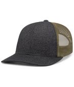 Pacific Headwear Melange Heather Low-Profile Trucker 210C