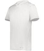 Holloway Coolcore Short Sleeve Hoodie 222142 WHITE Primary