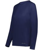 Holloway Ladies Coolcore Essential Long Sleeve Tee 222338 NAVY Primary