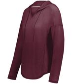 Holloway Ladies Monterey Hoodie 222845 MAROON HEATHER Primary