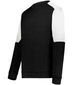 Holloway Momentum Team Fleece Crew 223525 BLACK/WHITE Primary