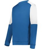 Holloway Momentum Team Fleece Crew 223525 ROYAL/WHITE Primary