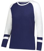 Augusta Girls Fanatic 2.0 Long Sleeve Tee 2918 NAVY/WHITE Primary
