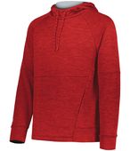 Holloway All-Pro Performance Fleece Hoodie 223580 SCARLET HEATHER/SILVER Primary
