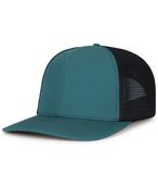 Pacific Headwear Contrast Stitch Trucker Pacflex Snapback Cap P151S