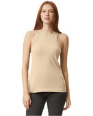 American Apparel Ladies' Cvc Racerneck Tank 101CVC HEATHER BONE Primary