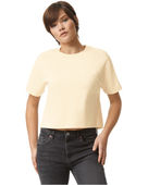 American Apparel Ladies' Fine Jersey Boxy T-Shirt 102AM CREAM Primary