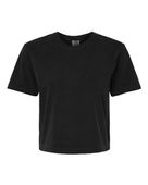Comfort Colors Ladies' Heavyweight Middie T-Shirt 3023CL BLACK Primary