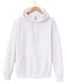 Jerzees Unisex Eco Premium Blend Fleece Pullover Hooded Sweatshirt 700MR WHITE Primary