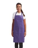Artisan Collection By Reprime Unisex 'Colours' Sustainable Pocket Bib Apron RP154 PURPLE Primary
