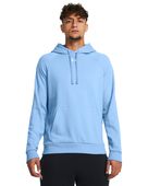 Under Armour Men's Rival Fleece Hoodie 1379757 475 - CAROLINA BLUE/WHITE Primary