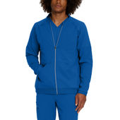 Urbane Impulse Men's Zip-Front V-Neck Warm-Up Scrub Jacket 9914LKA
