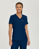 Landau Forward Women's 2-Pocket V-Neck Scrub Top LT101
