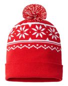 Cap America Usa-Made Snowflake Knit Beanie CAP-RKF12