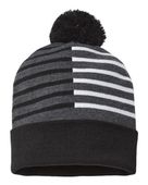 Cap America Usa-Made Half Color Knit Beanie CAP-RKH12