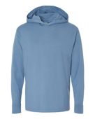 Comfortwash By Hanes Garment-Dyed Jersey Hooded Long Sleeve T-Shirt COM-GDH280 SALTWATER Primary