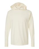 Comfortwash By Hanes Garment-Dyed Jersey Hooded Long Sleeve T-Shirt COM-GDH280 PARCHMENT Primary