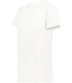 Augusta Ladies Core Basic Tri-Blend Tee 6961 WHITE Primary
