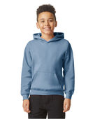 Gildan Youth Softstyle Midweight Fleece Hooded Sweatshirt SF500B STONE BLUE Primary
