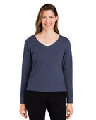 Devon & Jones New Classics Ladies' Charleston Pullover DG482W NAVY MELANGE Primary