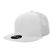 Decky 6 Panel High Profile Structured Cotton Blend Trucker Cap 6033