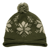 Decky Snowflake Roll Up Beaine W/Pom 611B