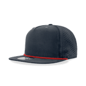 Decky 5 Panel High Profile Relaxed Perforated Performance Rope Hat 6226