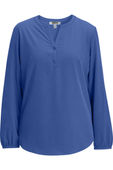 Edwards Ladies Open V Neck Long Sleeve Blouse 5275