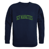 W Republic State College Of Florida Manatees Arch Crewneck 546-592