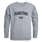 W Republic U Of Illinois Springfield Prairie Stars Dad Crewneck 562-655