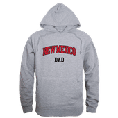 W Republic New Mexico Lobos Dad Hoodie 563-182 HEATHER GREY Primary