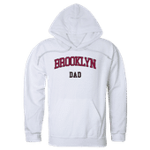 W Republic Brooklyn College Bulldogs Dad Hoodie 563-503 WHITE Primary