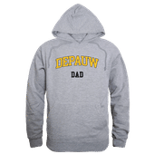W Republic De Pauw Tigers Dad Hoodie 563-636 HEATHER GREY Primary
