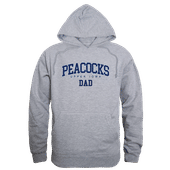 W Republic Upper Iowa Peacocks Dad Hoodie 563-681 HEATHER GREY Primary