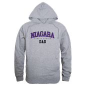 W Republic Niagara University Purple Eagles Dad Hoodie 563-723 HEATHER GREY Primary