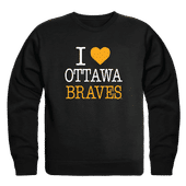 W Republic Ottawa Braves I Love Crewneck 552-253