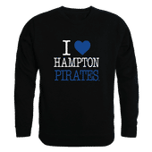 W Republic Hampton University Pirates I Love Crewneck 552-489