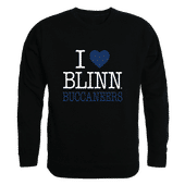 W Republic Blinn Buccaneers I Love Crewneck 552-501