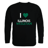 W Republic Illinois Wesleyan University Titans I Love Crewneck 552-525