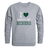 W Republic Missouri S&T Miners I Love Crewneck 552-548