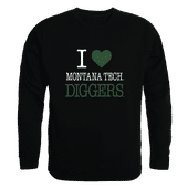 W Republic Montana Tech Orediggers I Love Crewneck 552-550