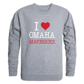 W Republic U Of Nebraska Omaha Mavericks I Love Crewneck 552-552