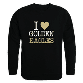 W Republic Oral Roberts Golden Eagles I Love Crewneck 552-566