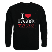 W Republic UVA Wise Cavaliers I Love Crewneck 552-601