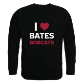 W Republic Bates College Bobcats I Love Crewneck 552-615