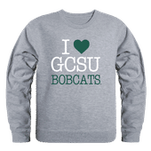 W Republic Georgia College Bobcats I Love Crewneck 552-646