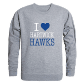 W Republic Hartwick Hawks I Love Crewneck 552-650