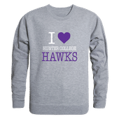 W Republic Hunter College Hawks I Love Crewneck 552-654