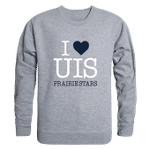 W Republic U Of Illinois Springfield Prairie Stars I Love Crewneck 552-655
